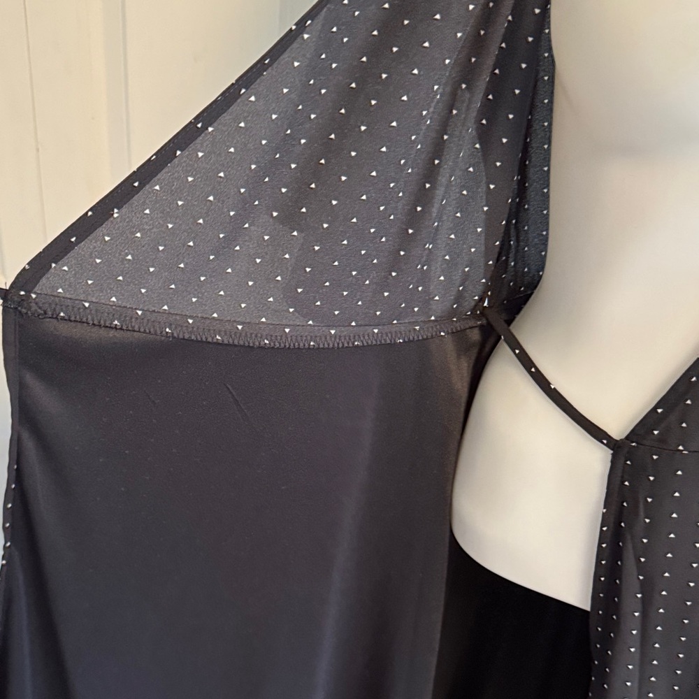 Lulu’s Black - White Wrap Dress - Classic Women's Dress - Picture 11 of 13